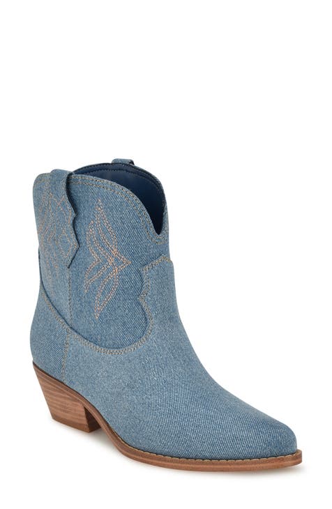 Navy blue hot sale western boots