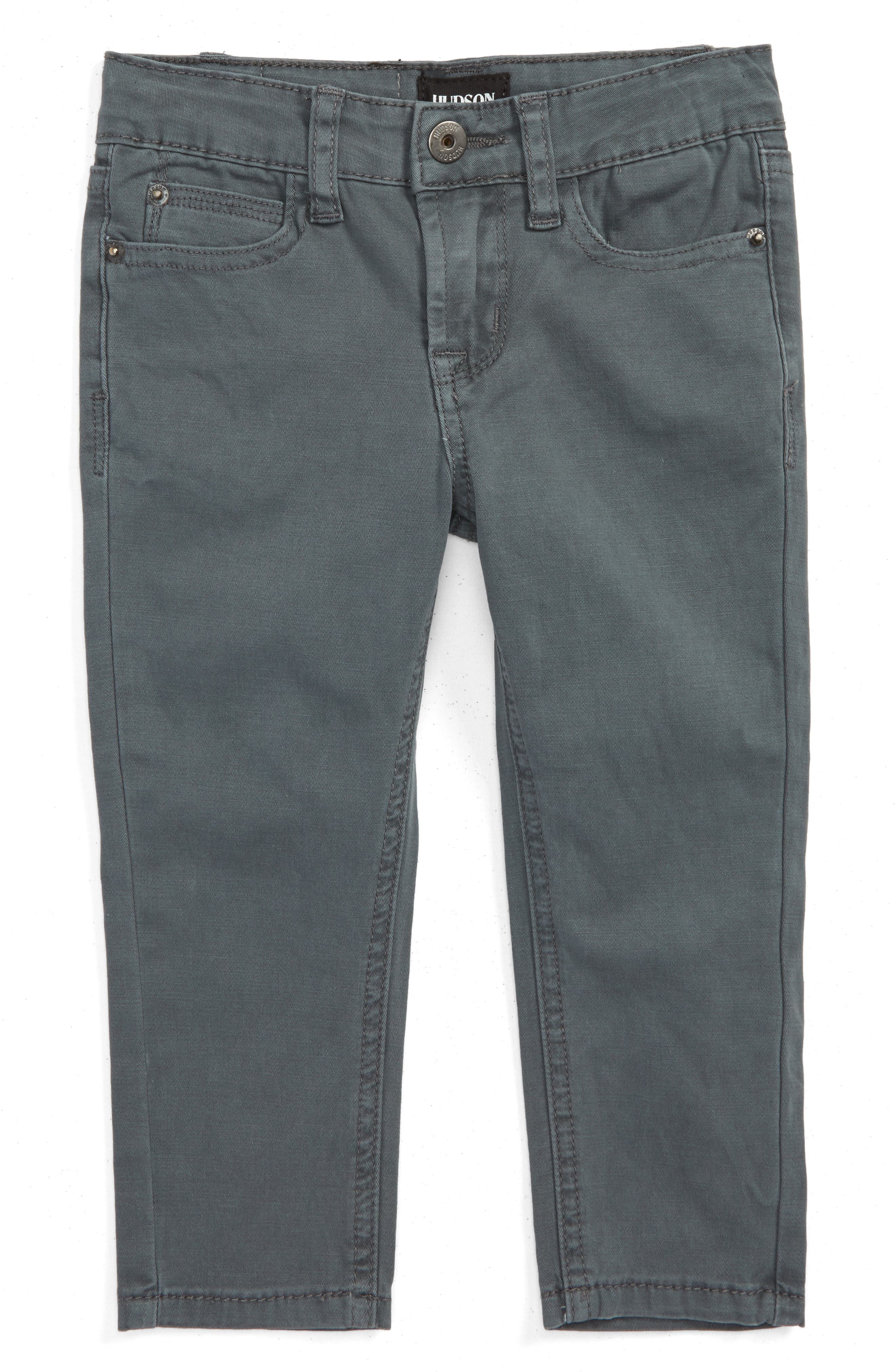 Hudson Boys Slim Straight Twill Pants