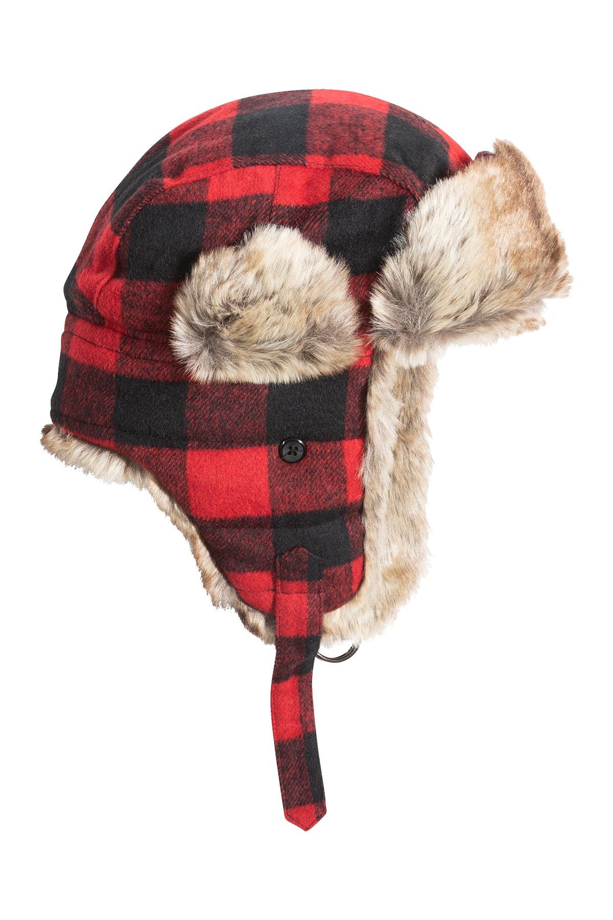 Stewart of Scotland Wool Blend Faux Fur Bomber Hat Nordstrom Rack