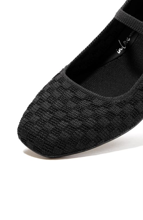 Shop Rothys Rothy's The Max Square Mary Jane In Black Sand