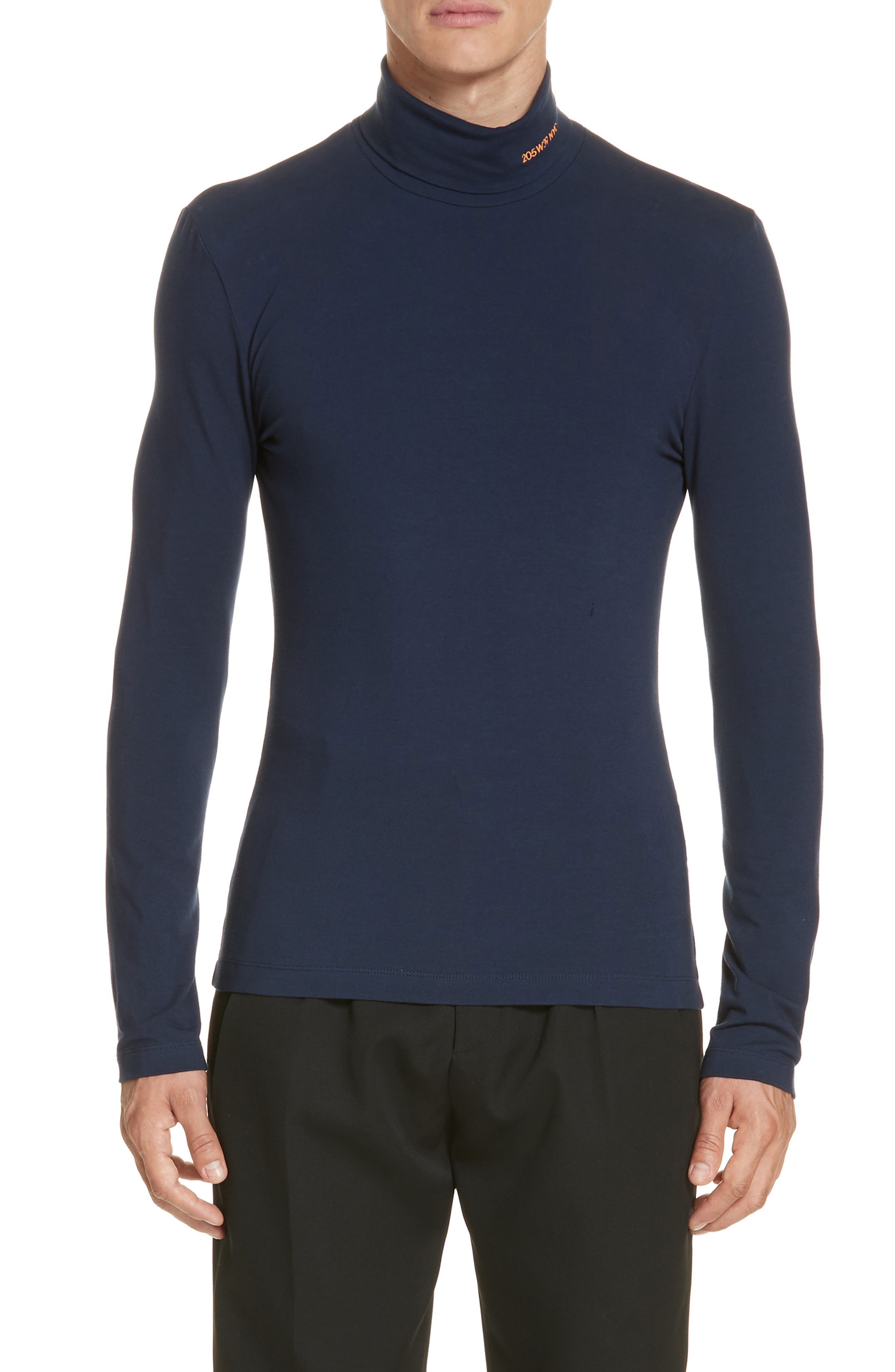 calvin klein 205w39nyc men's turtleneck