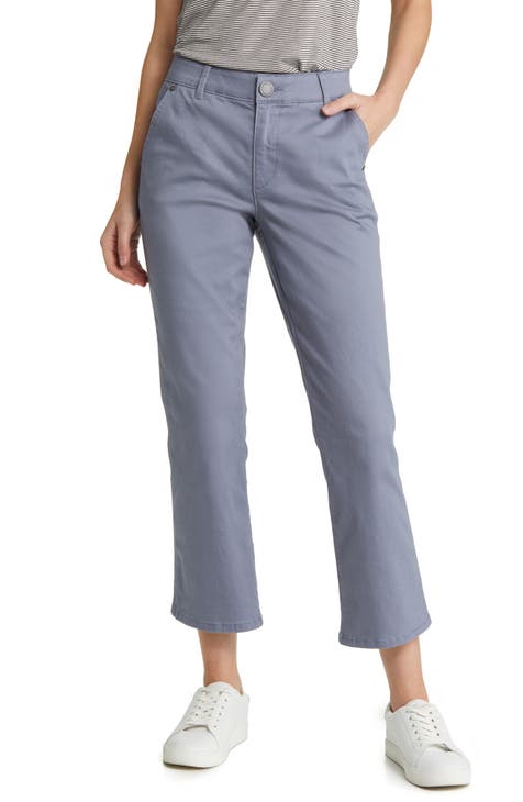 High-Waisted Pull-On Flare Pants