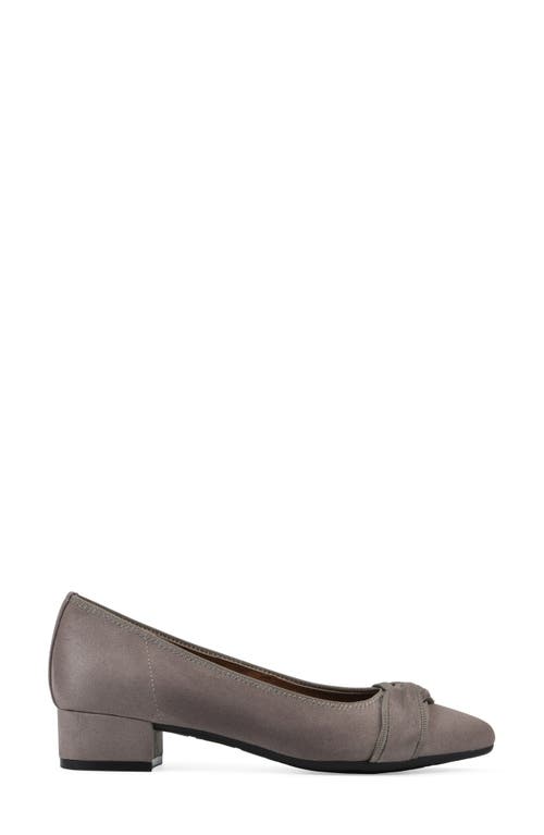 Cliffs By White Mountain Bordeaux Pump In Taupe Fabric