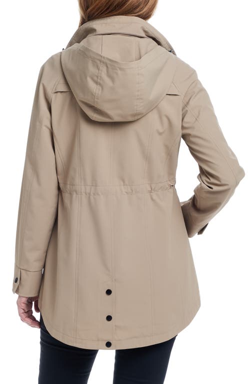 Gallery Water Resistant Packable Jacket In Mushroom