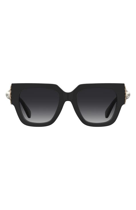 52mm Gradient Square Sunglasses