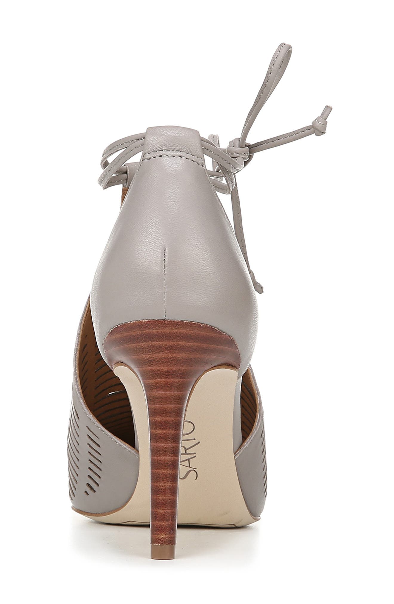 krista perforated ankle wrap pump