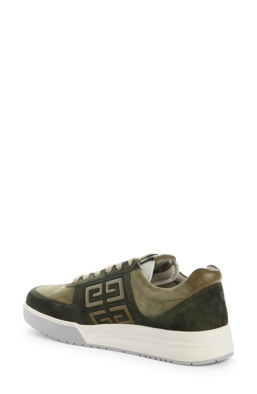 Shop Givenchy G4 Low Top Sneaker In Golden Green