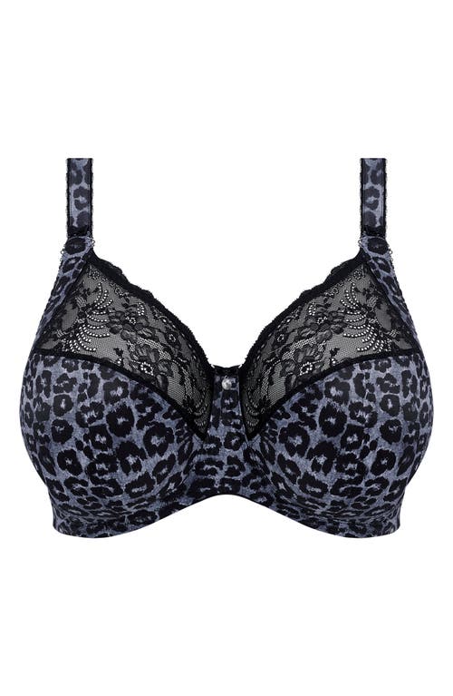 Shop Elomi Morgan Full Figure Underwire Bra In Snow Leopard