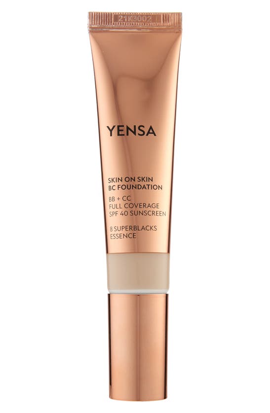 YENSA SKIN ON SKIN BC FOUNDATION BB + CC FULL COVERAGE FOUNDATION SPF 40