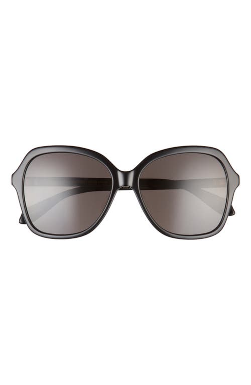 Mohala Eyewear Hiilawe Special Low 56mm Polarized Oval Sunglasses in Black Lava