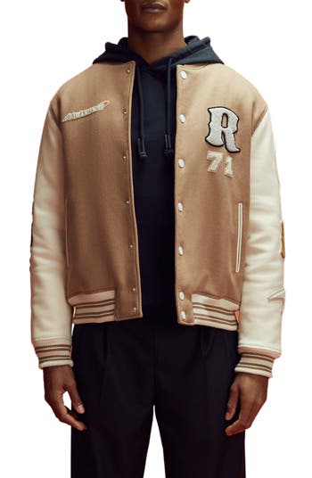 Reiss x McLaren Formula 1 Team Collection Wool Blend Bomber Jacket ...