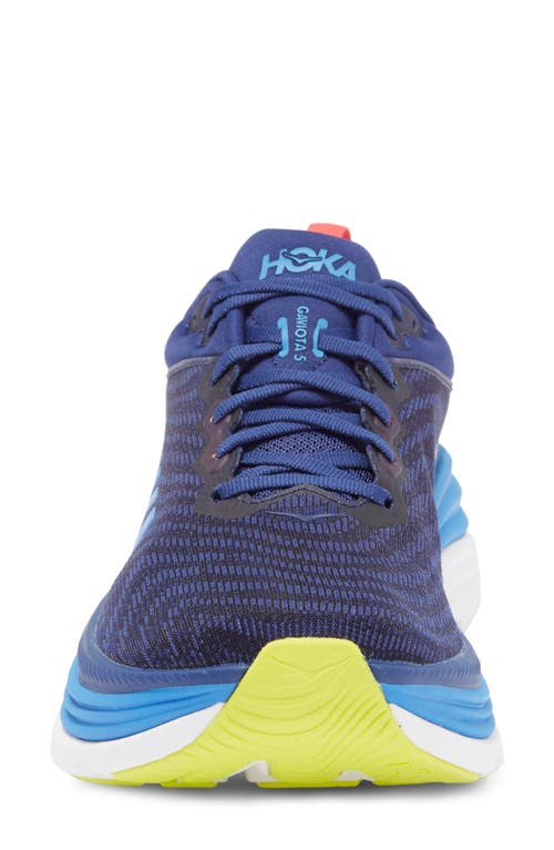 Shop Hoka Gaviota 5 Running Shoe In Bellwether Blue/evening Sky