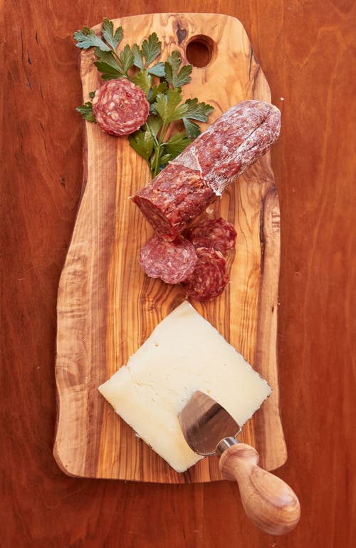 Verve Culture Olivewood Charcuterie Board With Hole