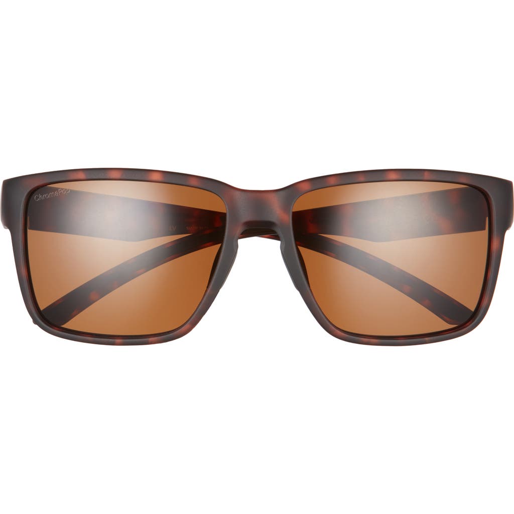 Smith Emerge 60mm Polarized Rectangle Sunglasses In Brown