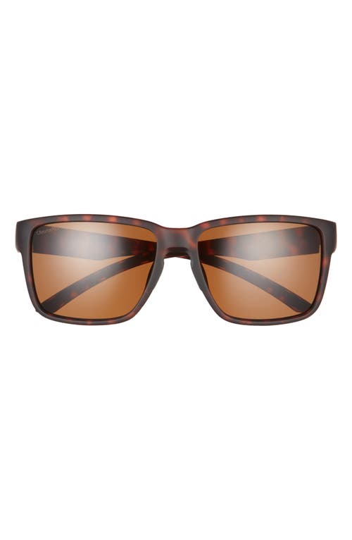 Smith Emerge 60mm Polarized Rectangle Sunglasses In Brown