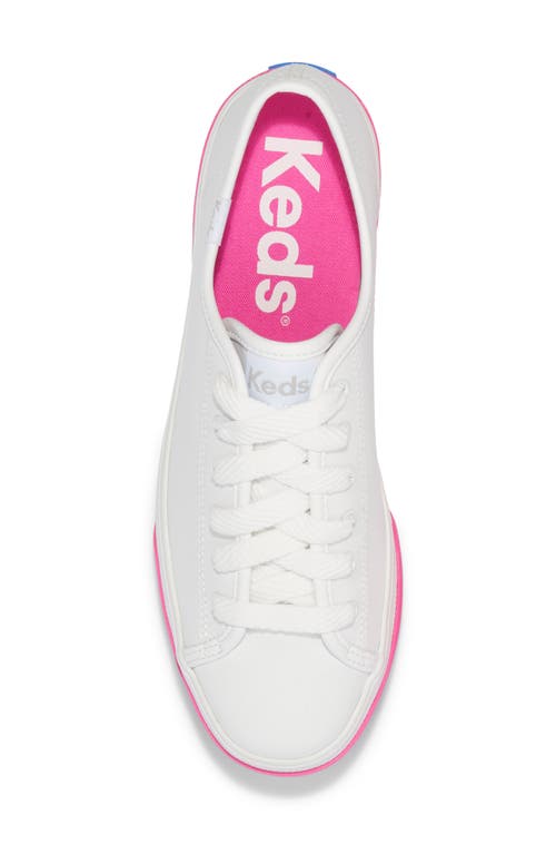 Shop Keds ® Triple Up Sneaker In White/pink