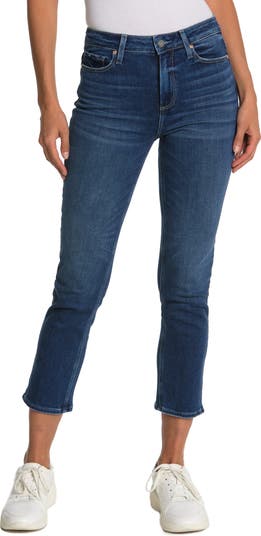 PAIGE Cindy High Waist Crop Straight Leg Jeans | Nordstrom