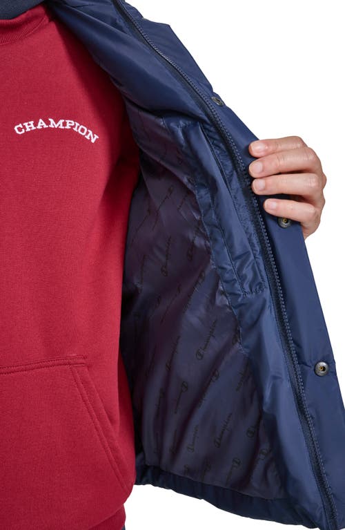 Champion Water Resistant Puffer Vest In Peacoat