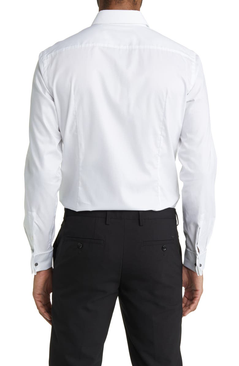 BOSS Hank Slim Fit Easy Iron Tuxedo Shirt Nordstrom