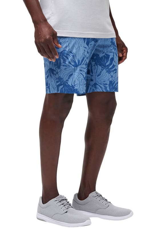 Shop Travis Mathew Travismathew Ankle Pounders Shorts In Quiet Harbor