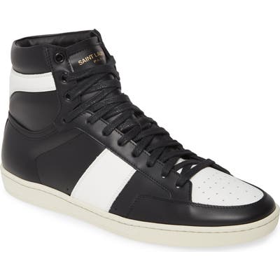 Saint Laurent Sl/10H Signature Court Classic High Top Sneaker, White