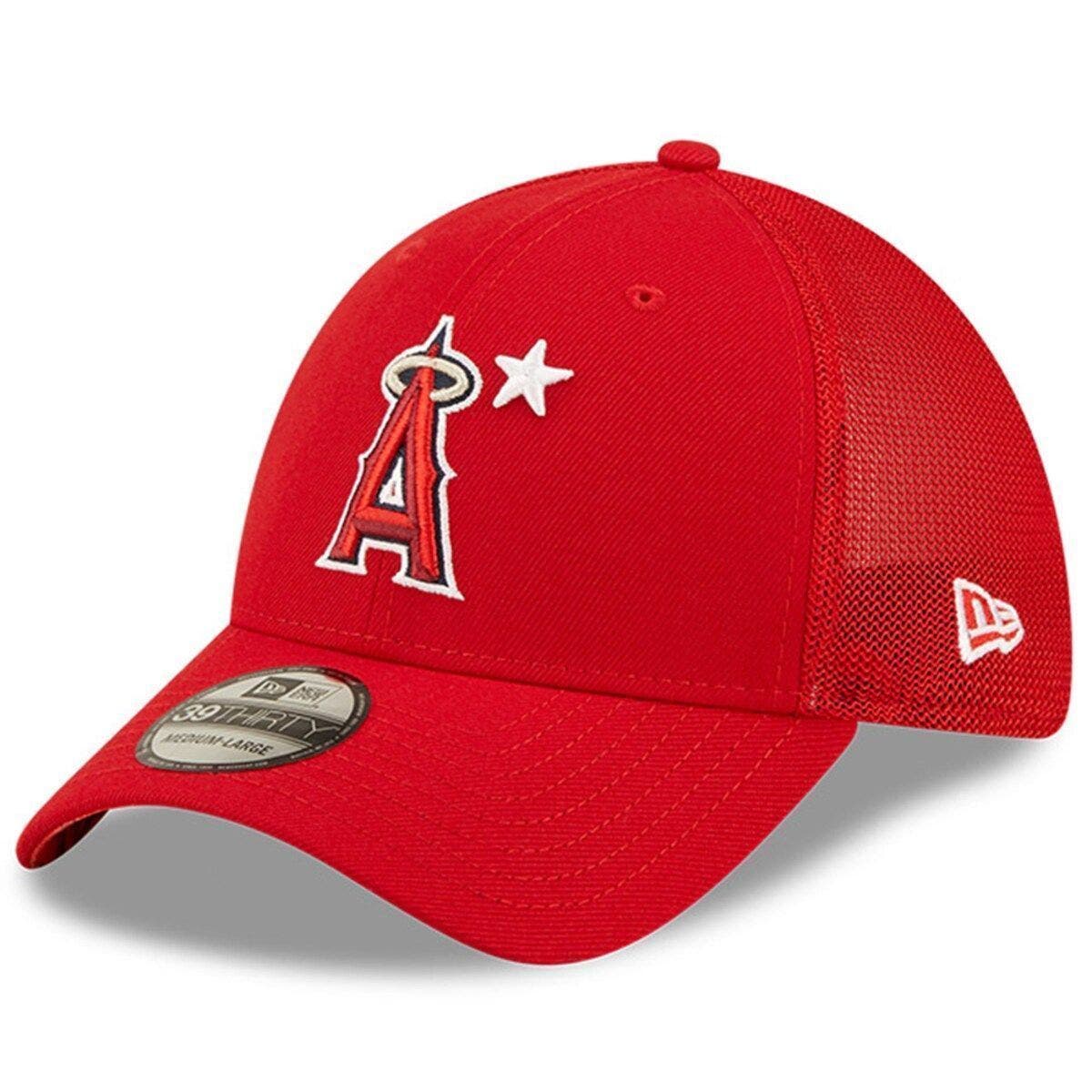 New Era Men s New Era Red Los Angeles Angels 2022 MLB All Star Game Workout 39THIRTY Flex Hat 