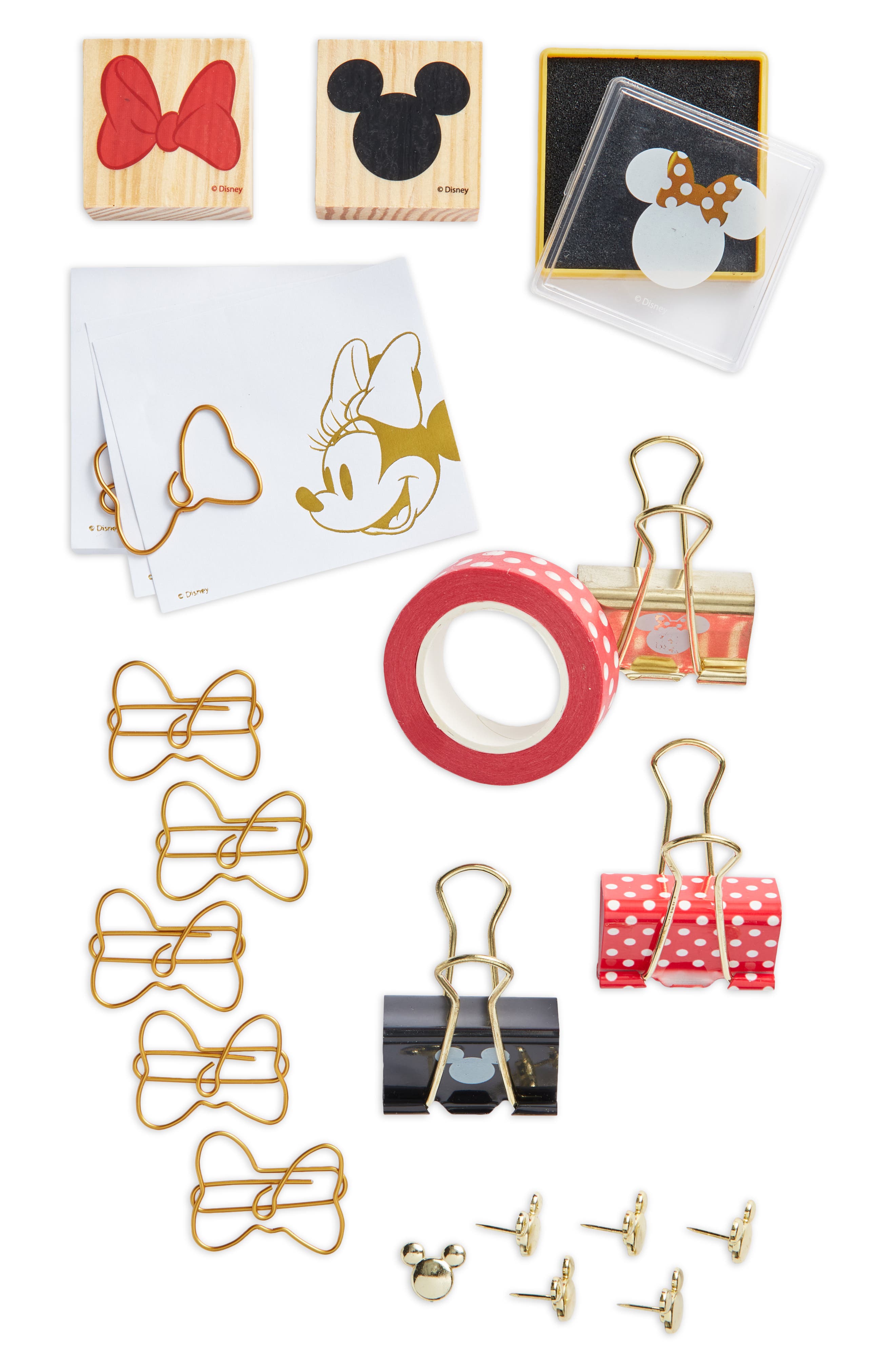 Minnie & Mickey Mouse Classic Desk Accessories Set