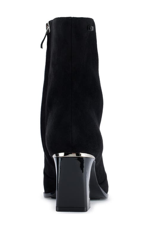 Shop Dkny Sunny Pointed Toe Bootie In Black