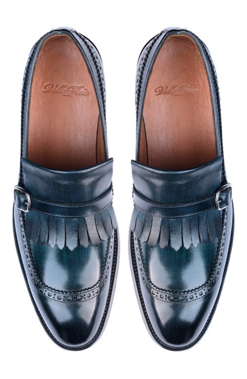 Vellapais Caddy Medallion Wingtip Oxford In Dark Blue