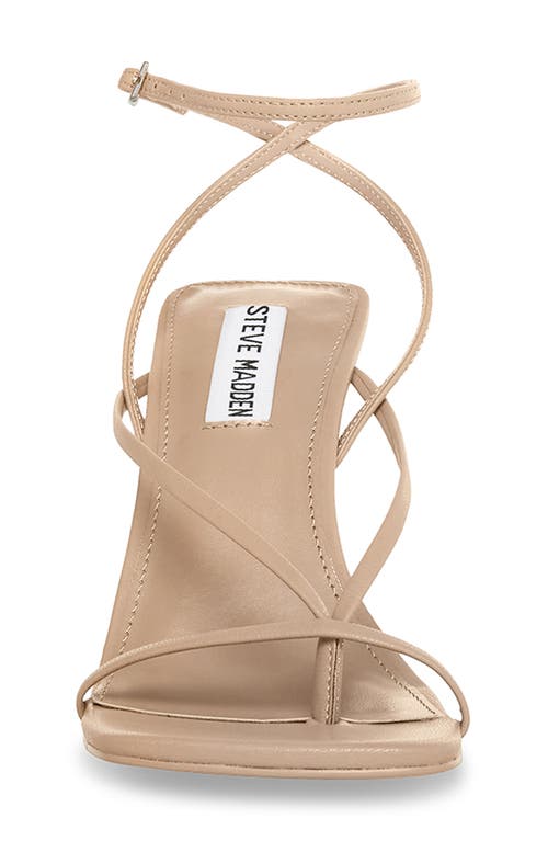 Steve Madden Annie Ankle Strap Sandal In Natural