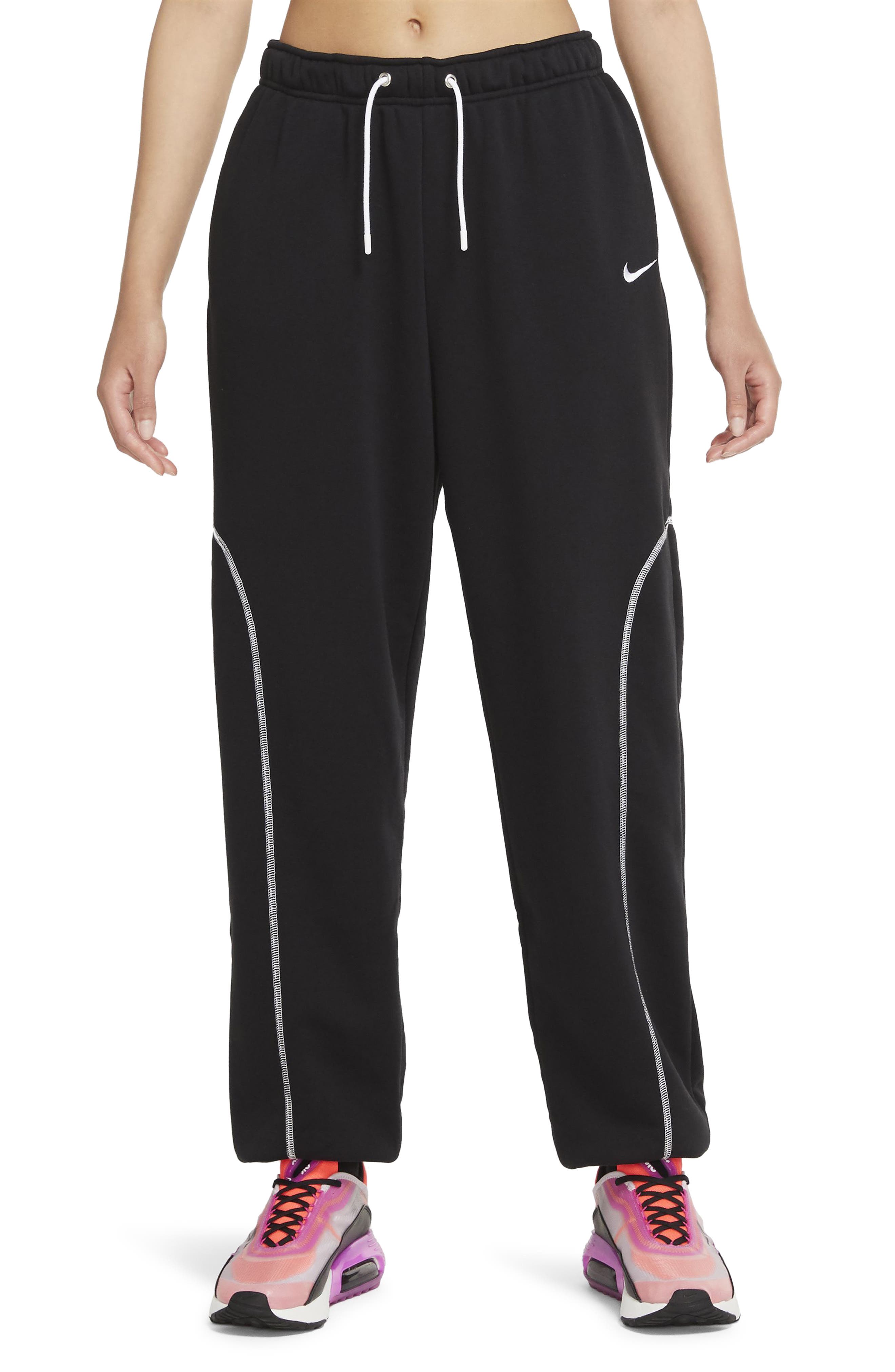 women's nike fleece capri jogger pants