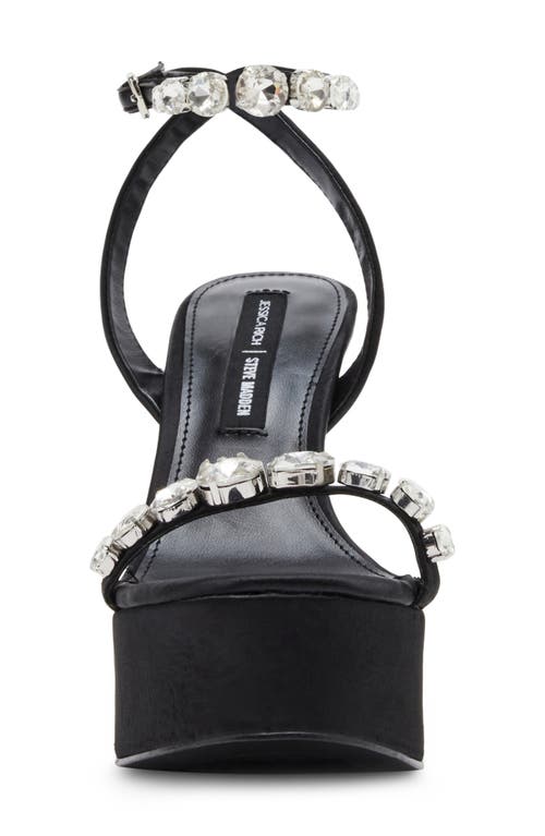Jessica Rich By Steve Madden Zoey Ankle Strap Platform Sandal In Black Multi