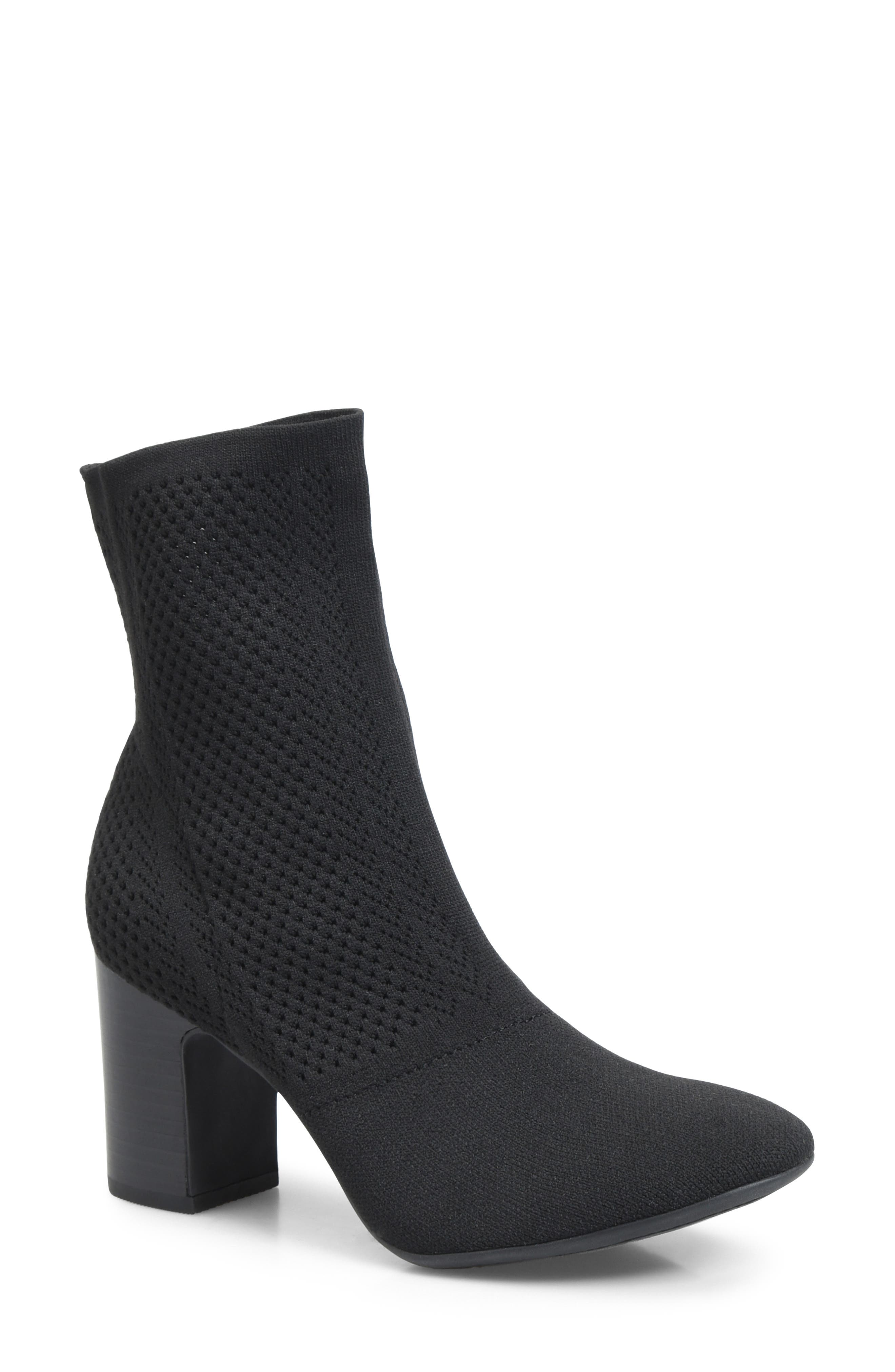 sock boot block heel