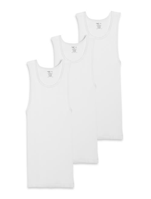 Shop Jockey 3-pk Classic Cotton Athletic T-shirts In White