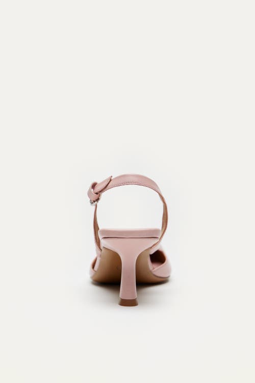Want Les Essentiels De La Vie Want Les Essentiels Holton Smooth Leather Slingback Heels In Blush