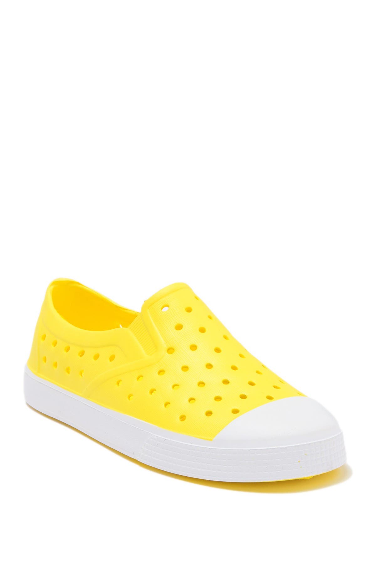 Harper Canyon Kids' Eva Surfer Boy Perforated Slip-on Sneaker In Light/pastel Yellow