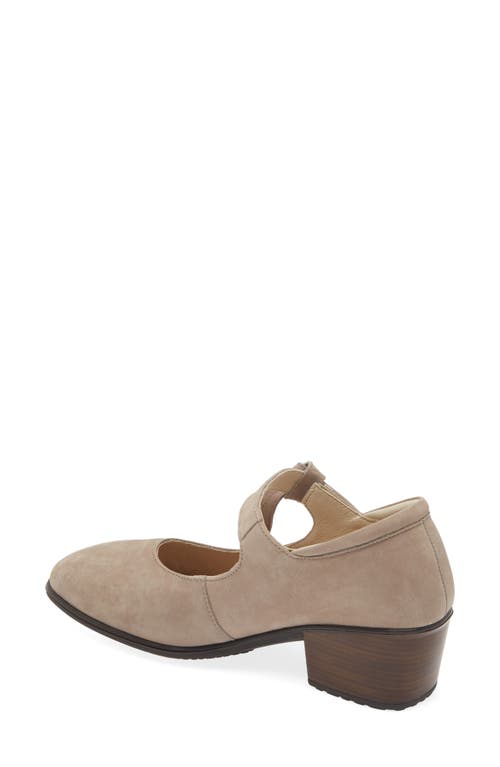 Naot Nobility Mary Jane Pump In Stone Nubuck