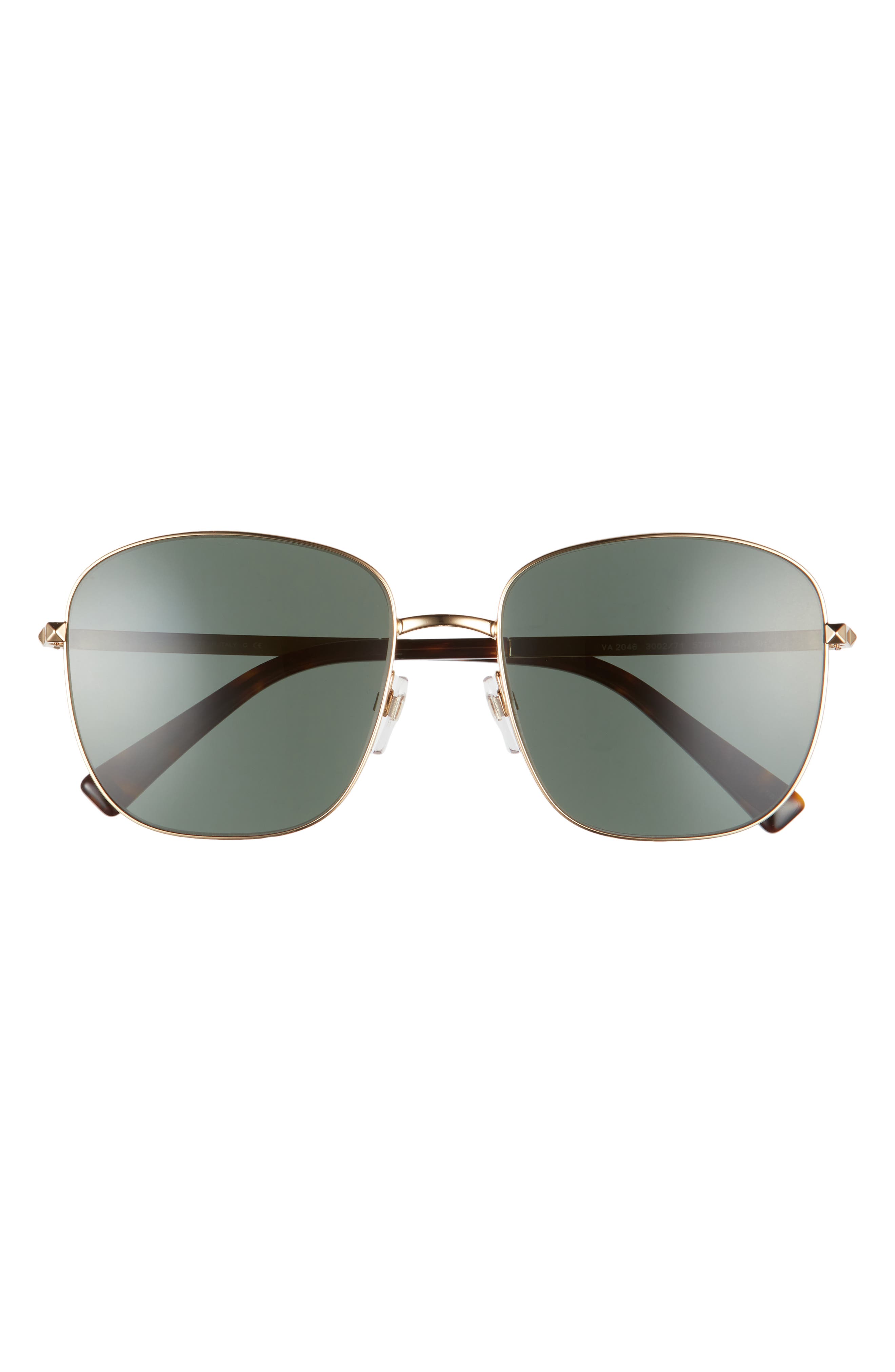 57mm studded sunglasses valentino