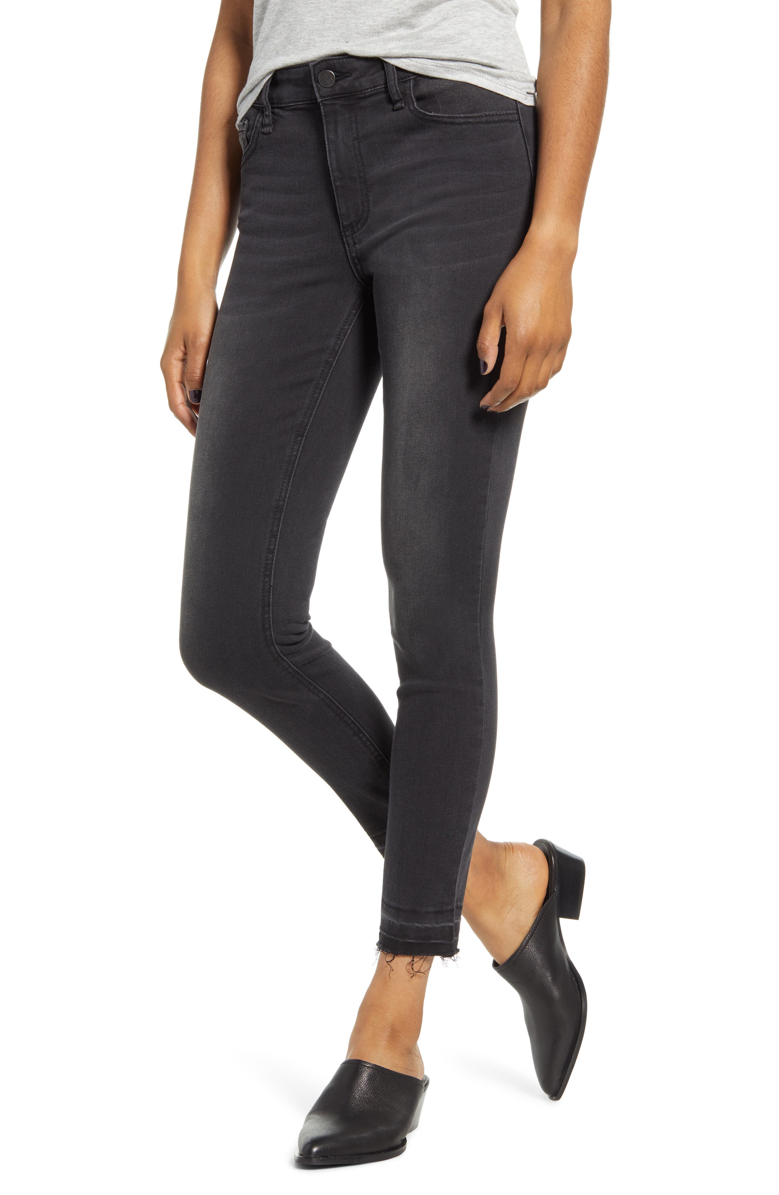 released hem skinny jeans