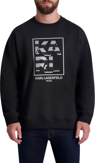 KARL LAGERFELD Logo Crewneck Sweatshirt