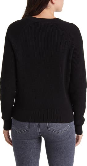 Treasure & Bond Thermal Knit Cotton Sweater