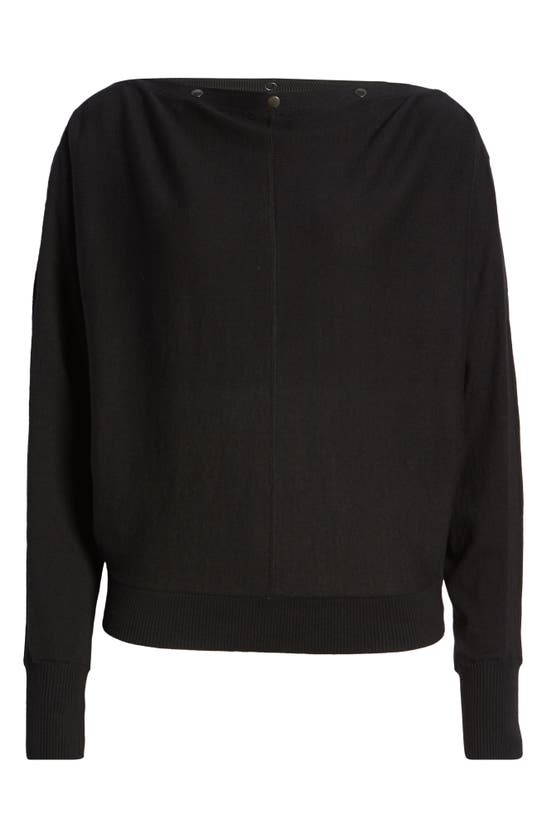 Allsaints Elle Sweater In Blackdnu