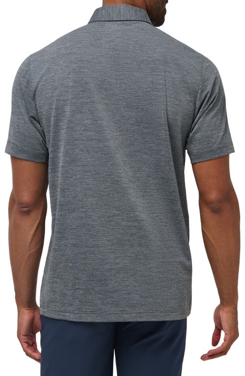 Travismathew Heater Pro Performance Golf Polo In Heather Grey