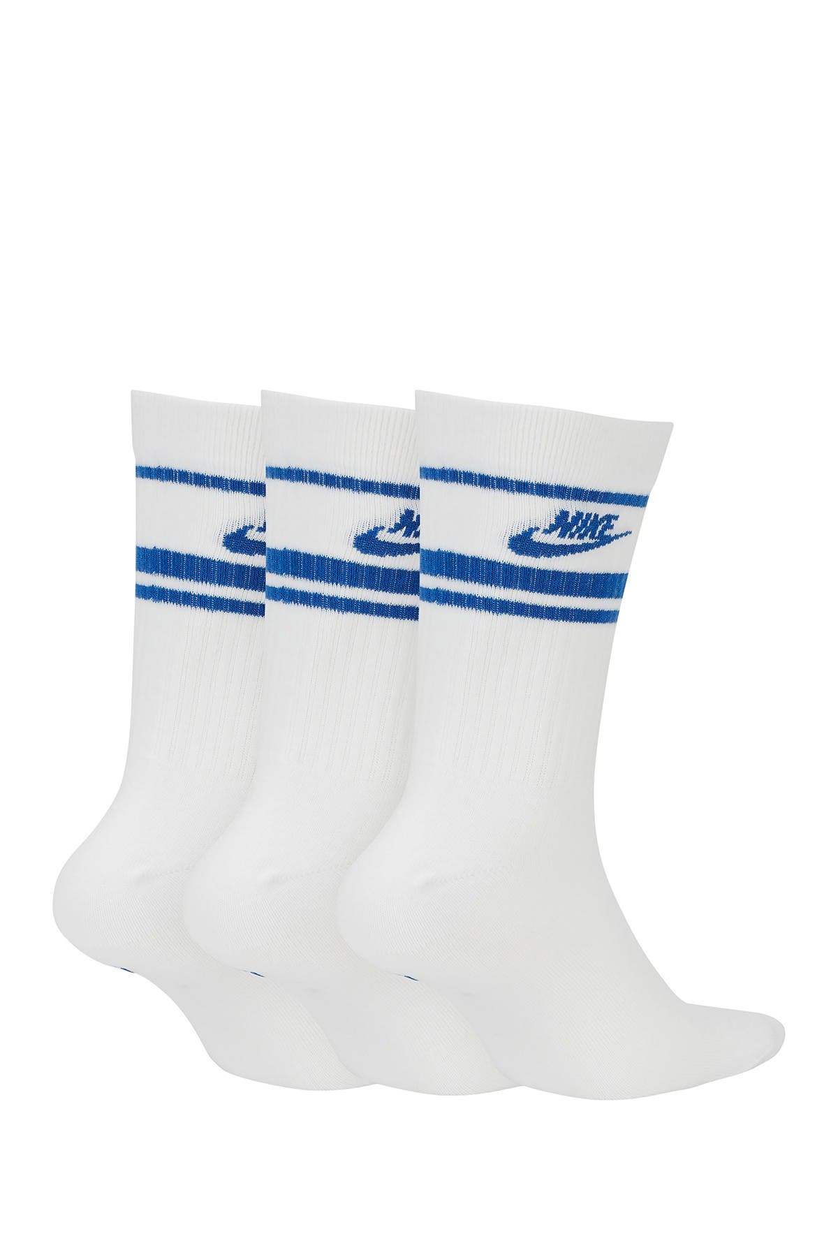 Nike Crew Essential Stripe Socks Pack of 3 Nordstrom Rack