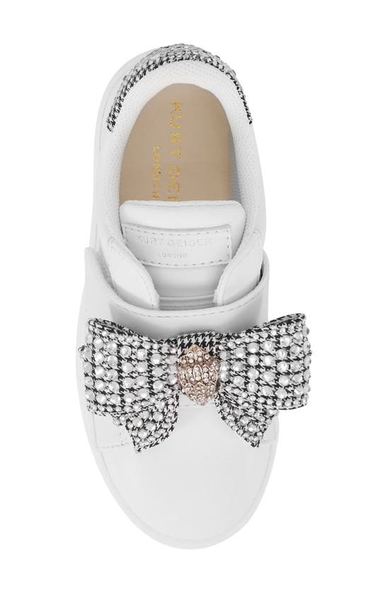 KURT GEIGER KURT GEIGER LONDON KIDS' MINI LANEY BOW SNEAKER