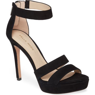 Pelle Moda Ocean Platform Sandal, Black