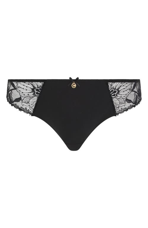 Chantelle Lingerie Orchids Lace Bikini Black at Nordstrom,