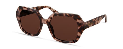 Shop Derek Lam 10 Crosby Neptune Sunglasses In Blush Tortoise