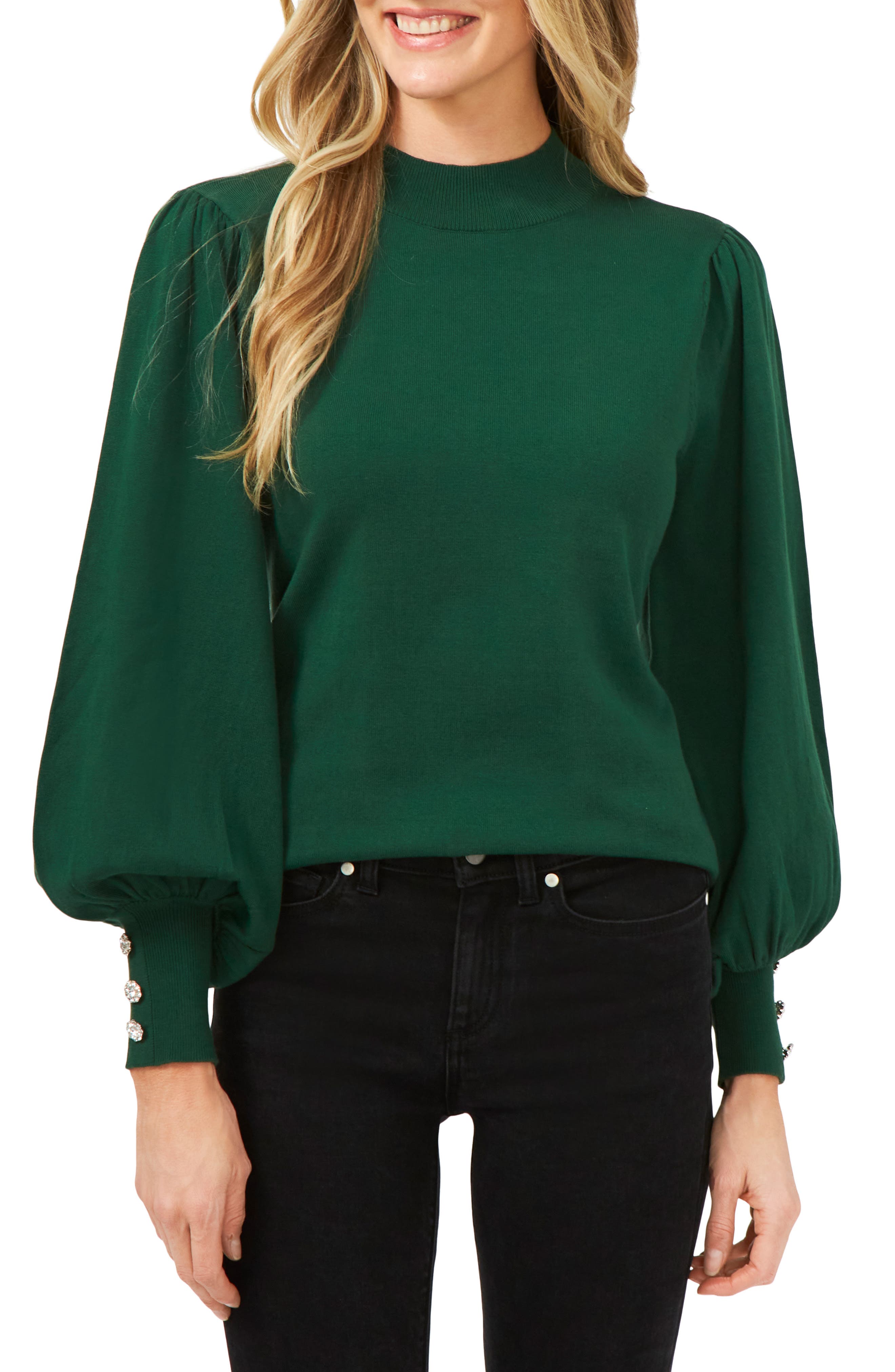 CeCe Mock Neck Sweater | Nordstrom