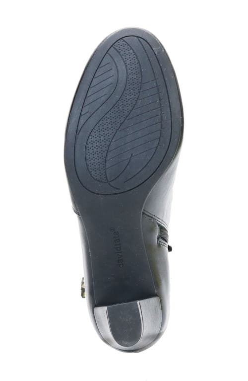David Tate Prestige Bootie In Black Nappa